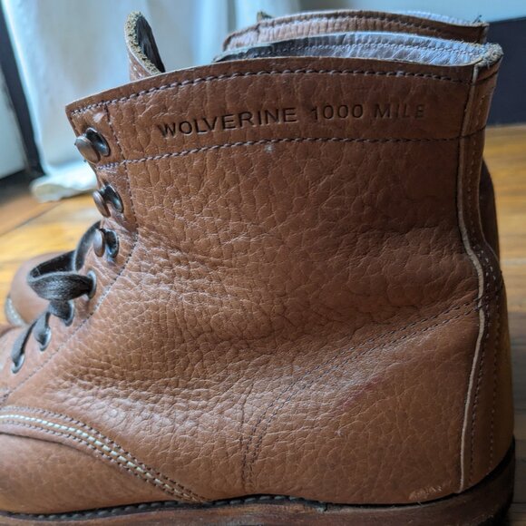 Wolverine 1000 Mile Plain-Toe Original Boot - Tan main image 4